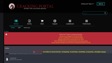 is crackingportal Up or Down