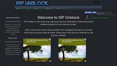 is ispunblock Up or Down
