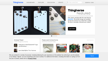 is thingiverse Up or Down