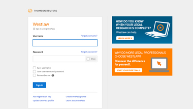 is westlaw Up or Down