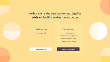 is wetransfer Up or Down