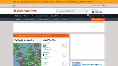 is accuweather Up or Down