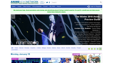 is animenewsnetwork Up or Down