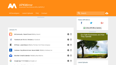 is apkmirror Up or Down