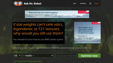 is askmrrobot Up or Down