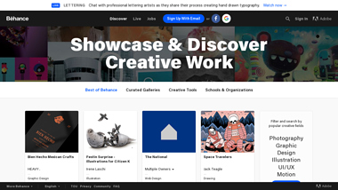 is behance Up or Down