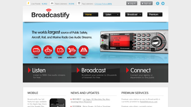 is broadcastify Up or Down