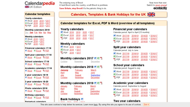 is calendarpedia Up or Down