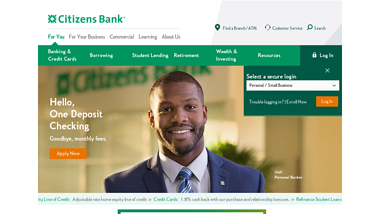 Citizensbank.com - Is Citizensbank Down right now, up or me. Down detector