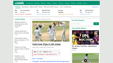 is cricbuzz Up or Down