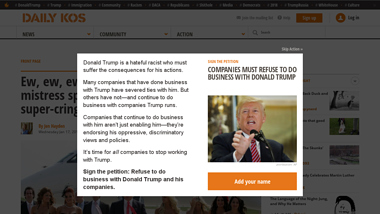 is dailykos Up or Down