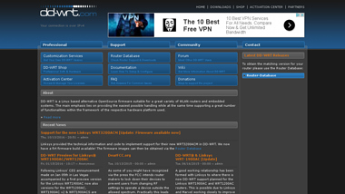 is dd-wrt Up or Down