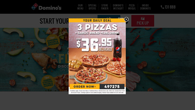 is dominos.com Up or Down