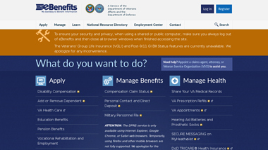 is ebenefits.va Up or Down