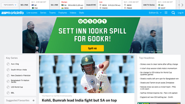 is espncricinfo Up or Down