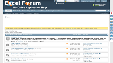 is excelforum Up or Down