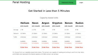 is feralhosting Up or Down