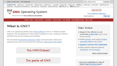 is gnu Up or Down