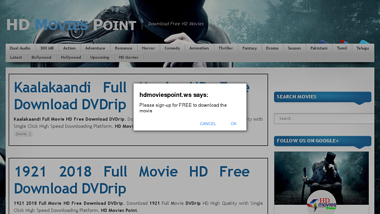 is hdmoviespoint Up or Down