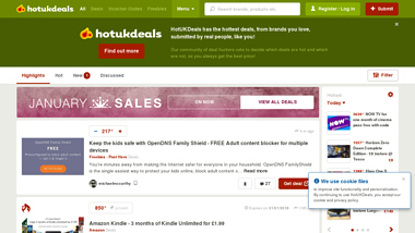 is hotukdeals Up or Down