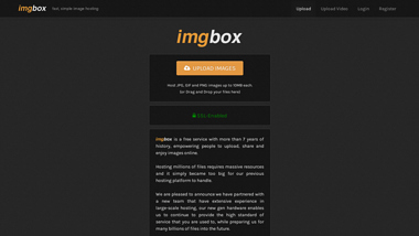 is imgbox Up or Down