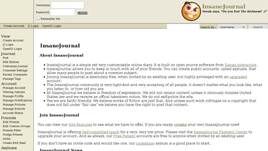 is insanejournal Up or Down