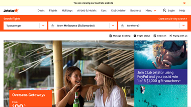 is jetstar Up or Down