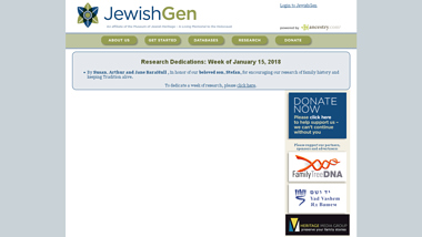 is jewishgen Up or Down