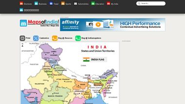 is mapsofindia Up or Down