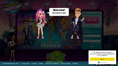 is moviestarplanet Up or Down