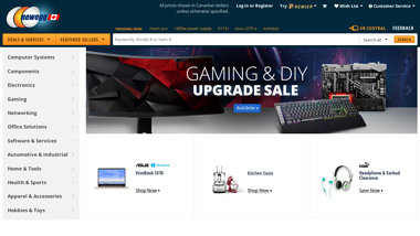 is newegg Up or Down