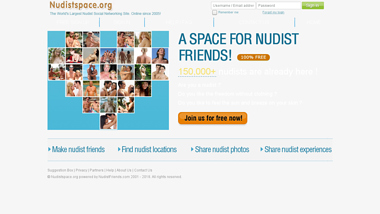 is nudistspace Up or Down