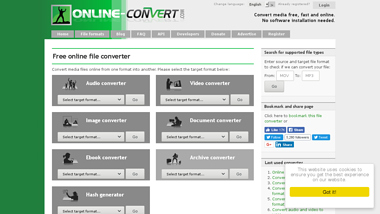 is online-convert Up or Down