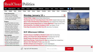 is realclearpolitics Up or Down