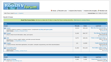 is rooshvforum Up or Down