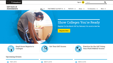 is sat.collegeboard Up or Down