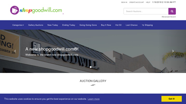 is shopgoodwill Up or Down