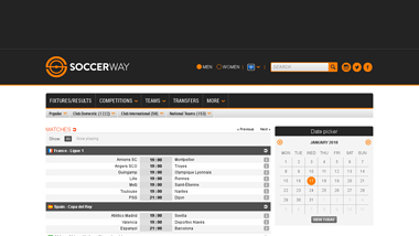 is soccerway Up or Down