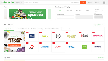 is tokopedia Up or Down