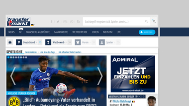 is transfermarkt Up or Down