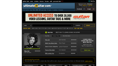 is ultimate-guitar Up or Down