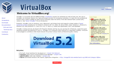 is virtualbox Up or Down