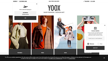 is yoox Up or Down